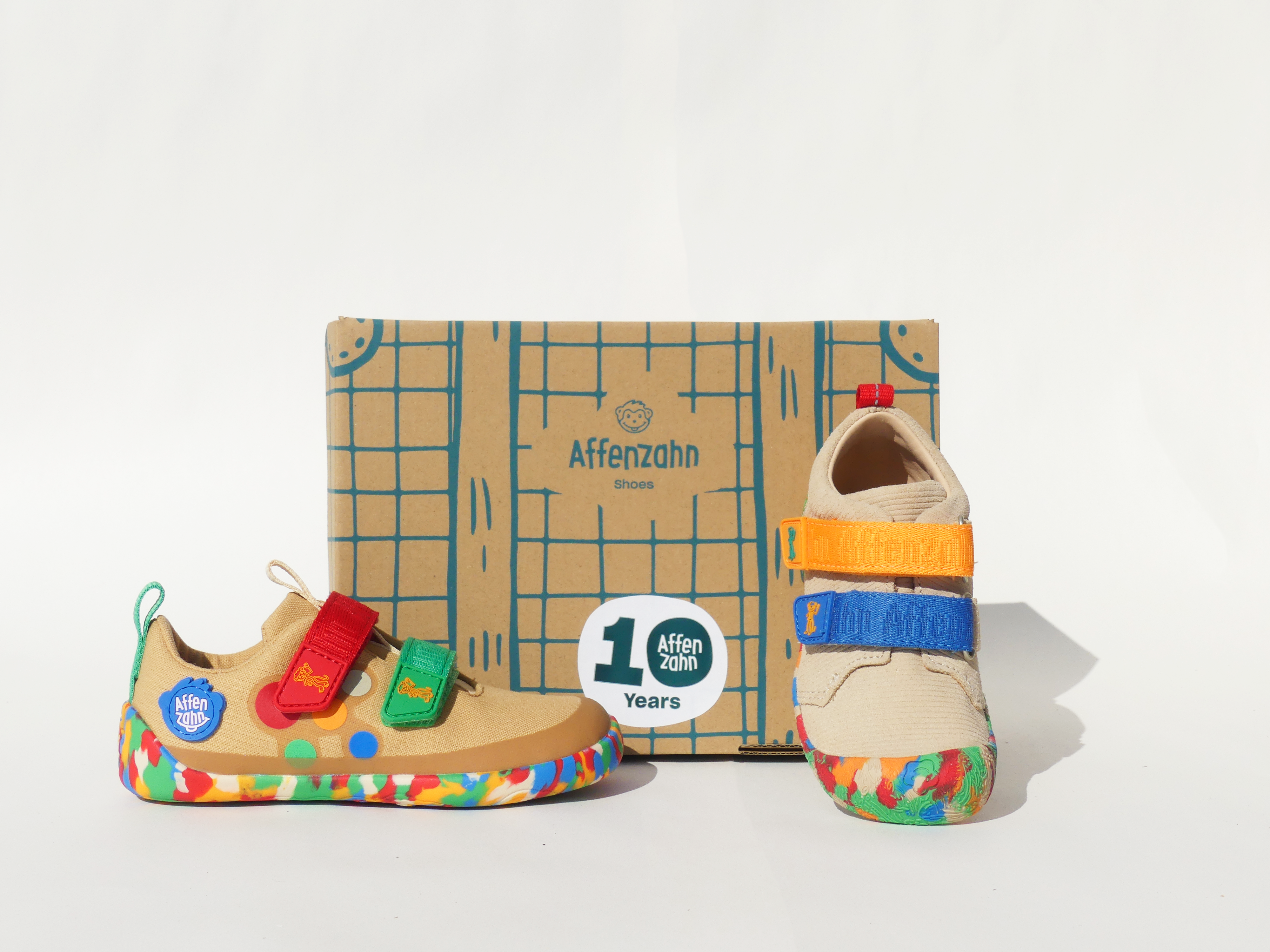Affenzahn Kinderschuhe Bunt 10 Jahre Collection
