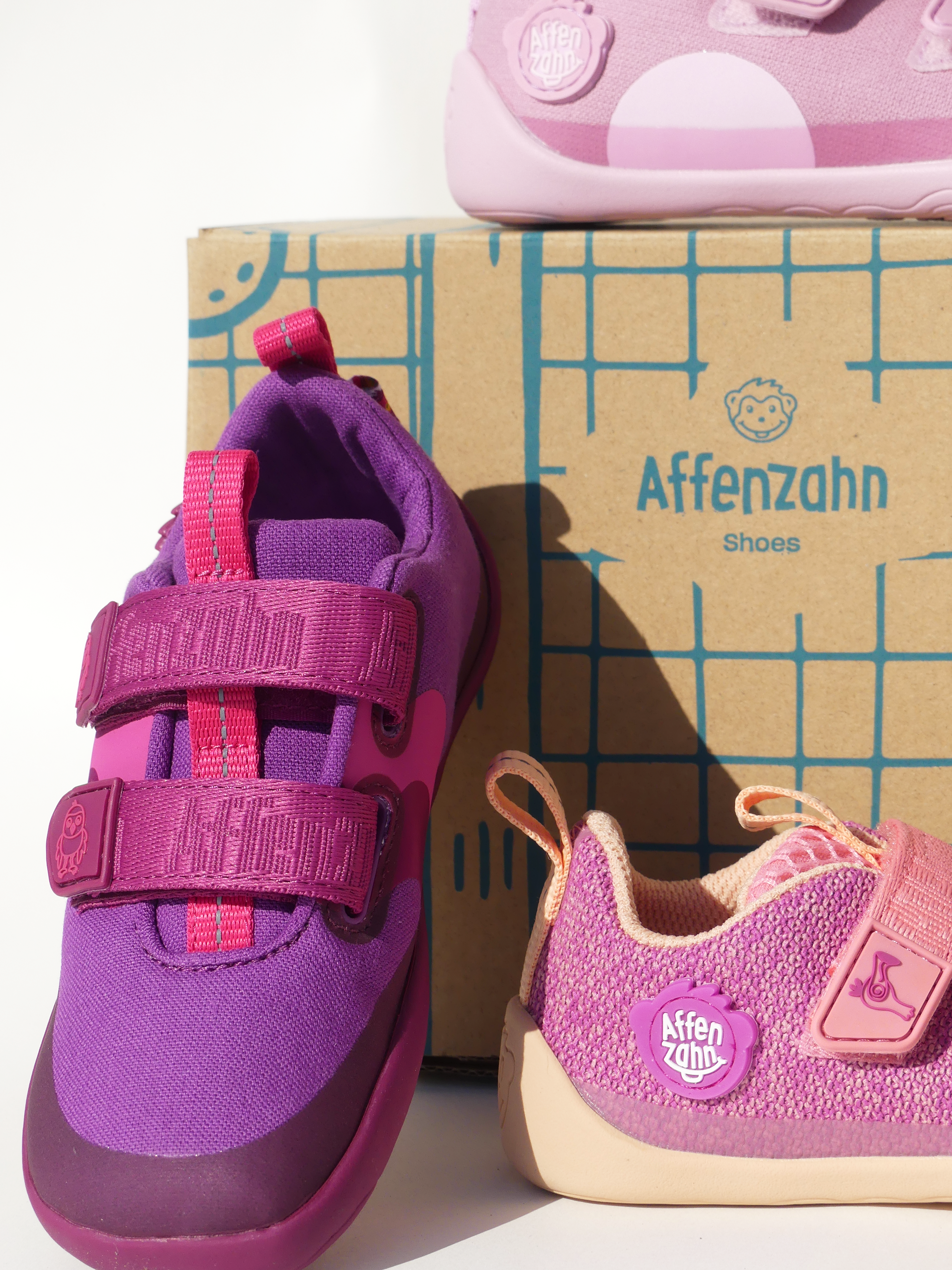 Affenzahn Kinderschuhe Pink Lila
