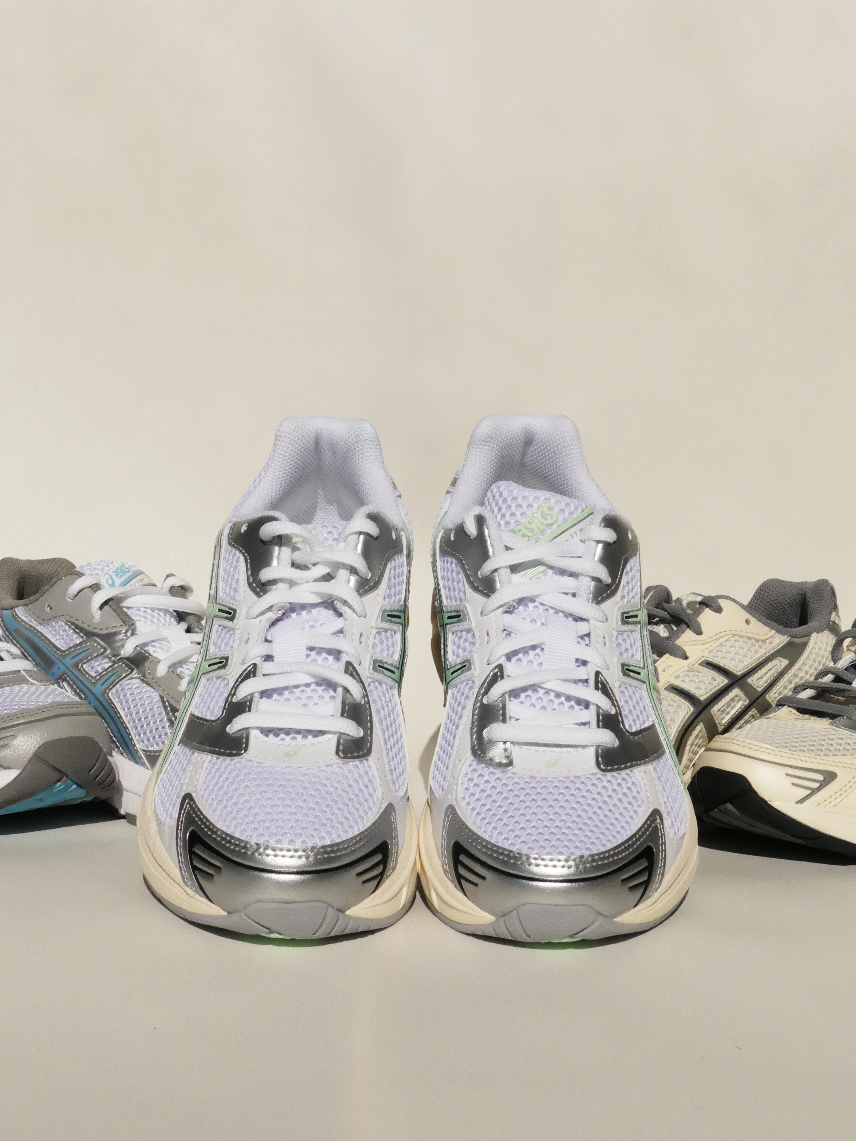 Asics Sneaker Silber grün