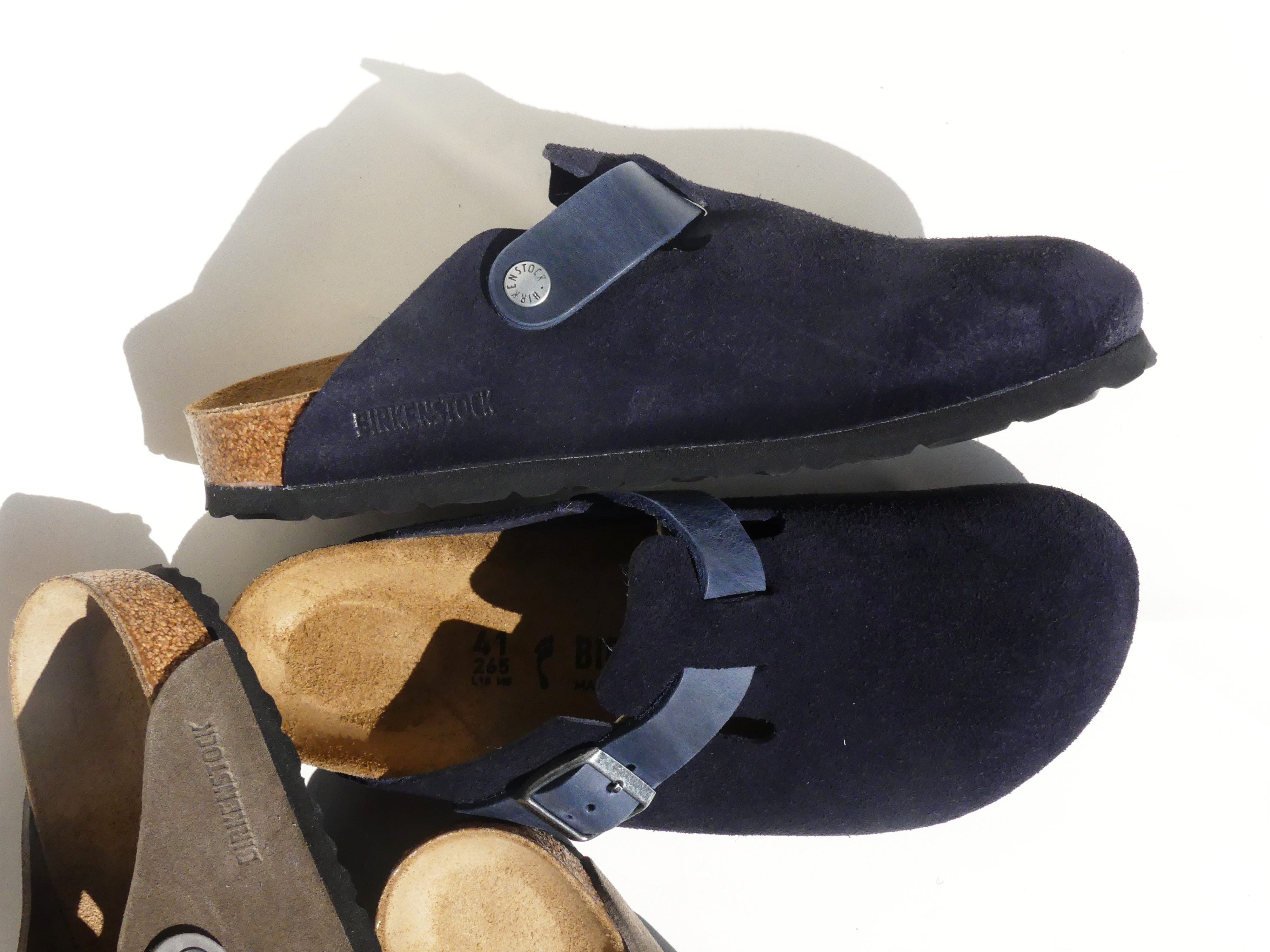 Birkenstock Herren Boston Blau