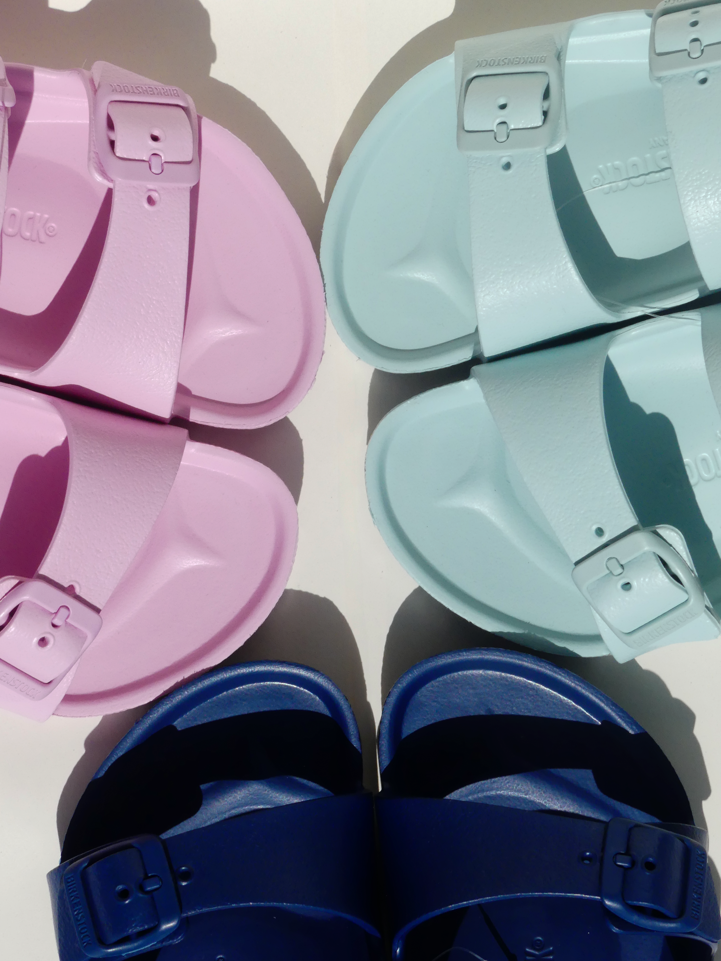 Birkenstock Kinder EVA Rosa Türkis Blau