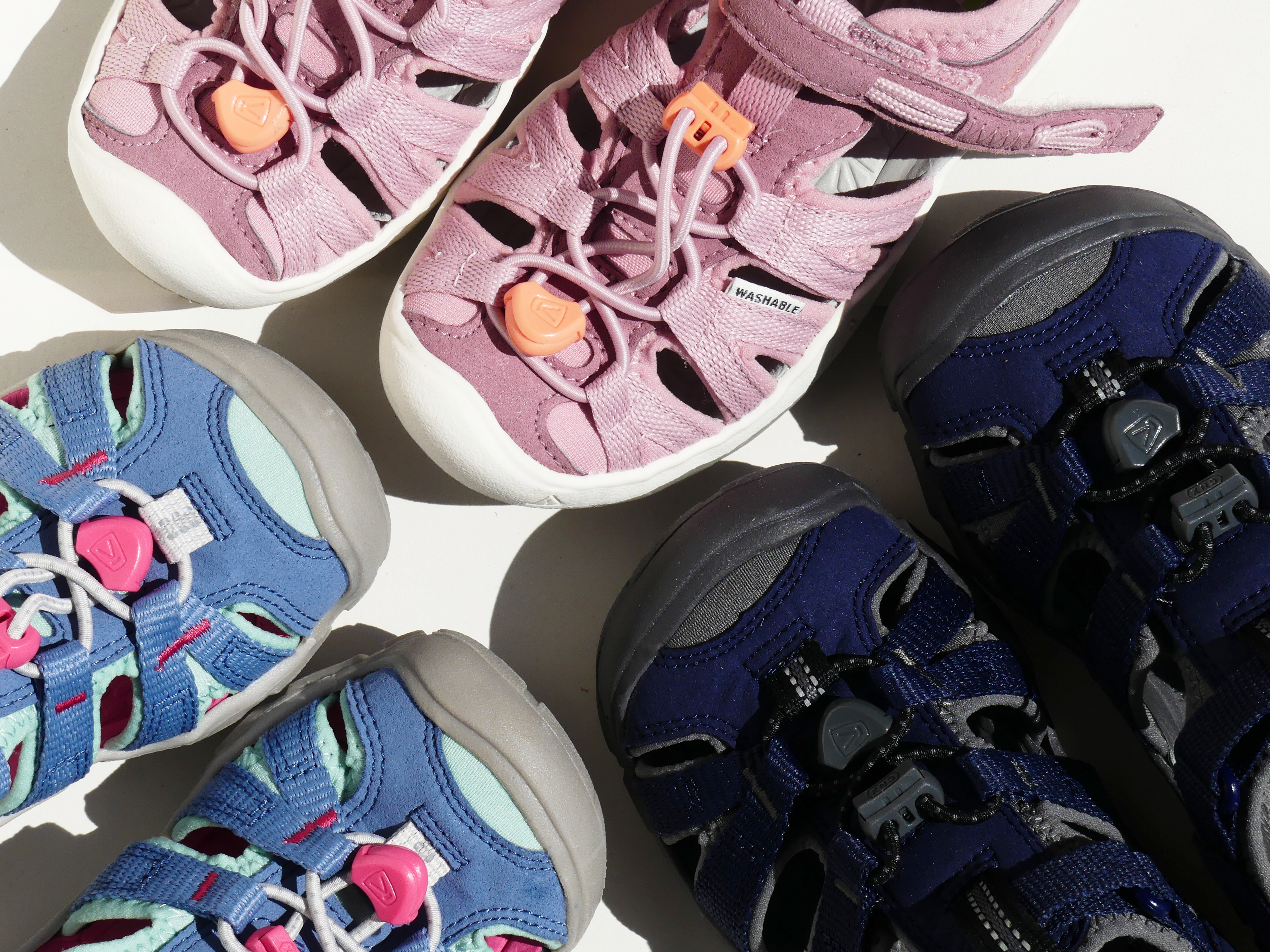 Keen Kindersandalen Rosa Blau Türkis