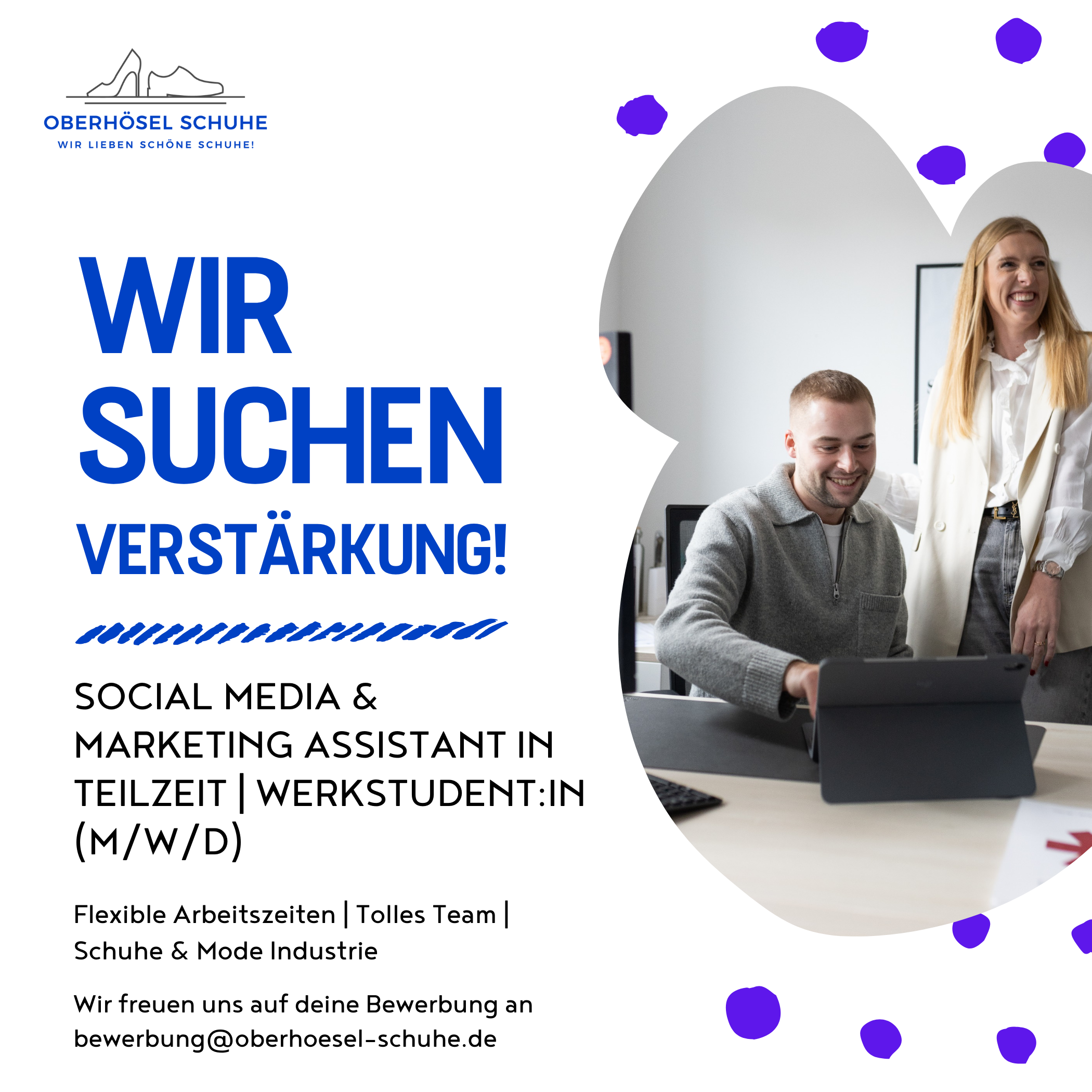 Wir suchen Verstärkung: Social Media & Marketing Assistant