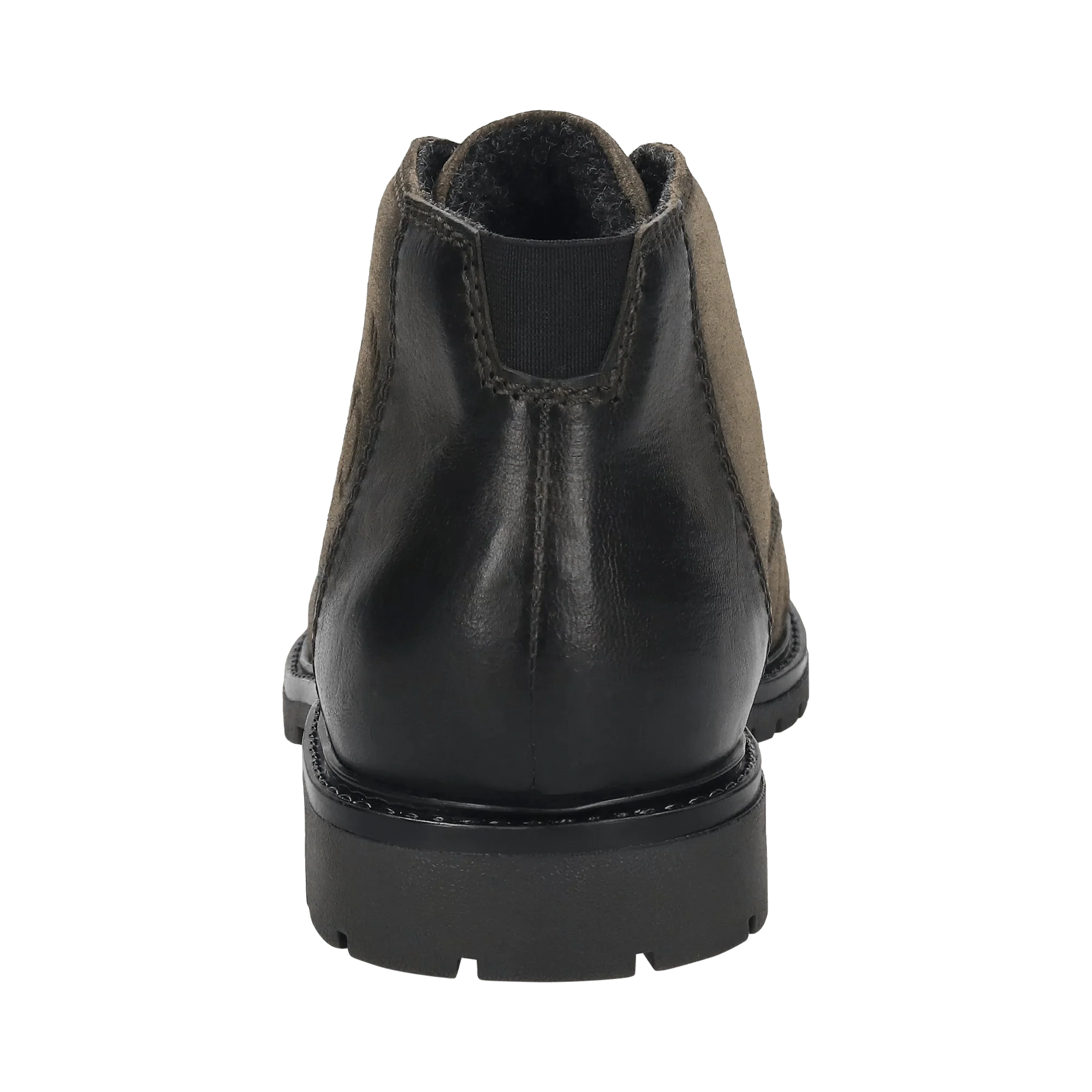Bugatti Leder Schnürstiefel dunkelgrün