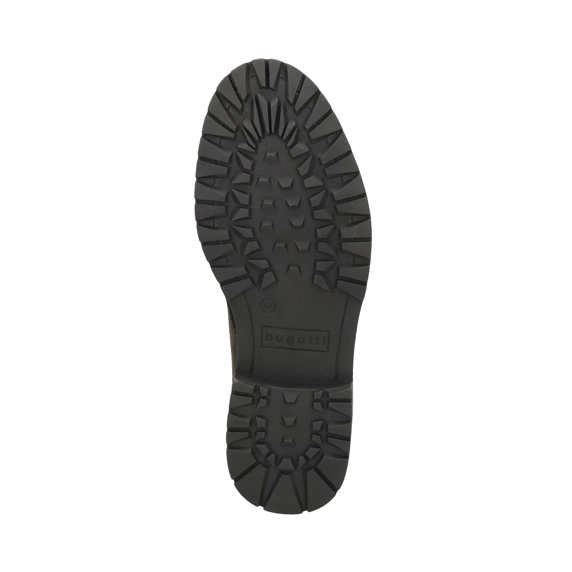 Bugatti Leder Schnürstiefel dunkelgrün